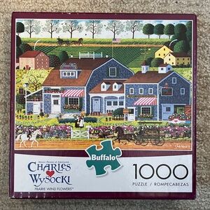 🧩Complete🧩 Charles Wysocki “Prairie Wind Flowers” puzzle - 1000 pieces